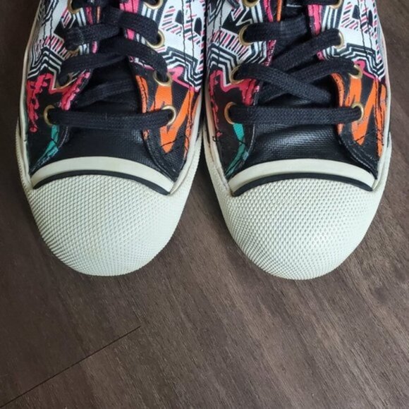 Burberry Kingly Colourful Low Top Sneakers Size 9 - Picture 11 of 16